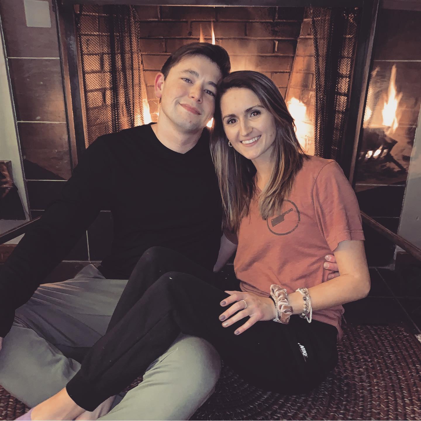 Fireside in Vermont after a day of skiing