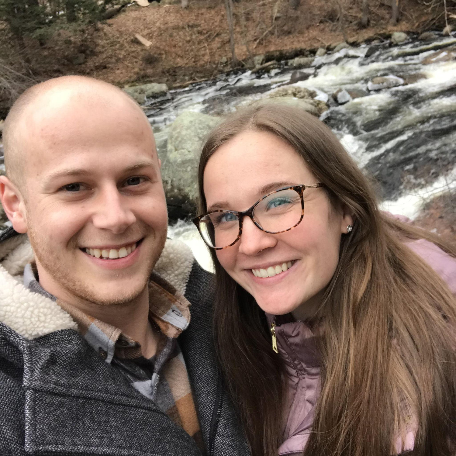 Our first photo together on our 3rd date.