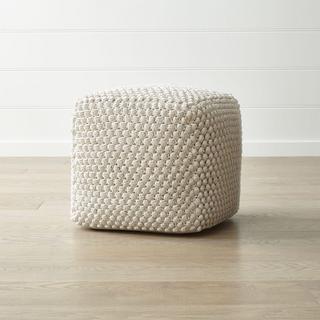 Buco  Off-White Pouf