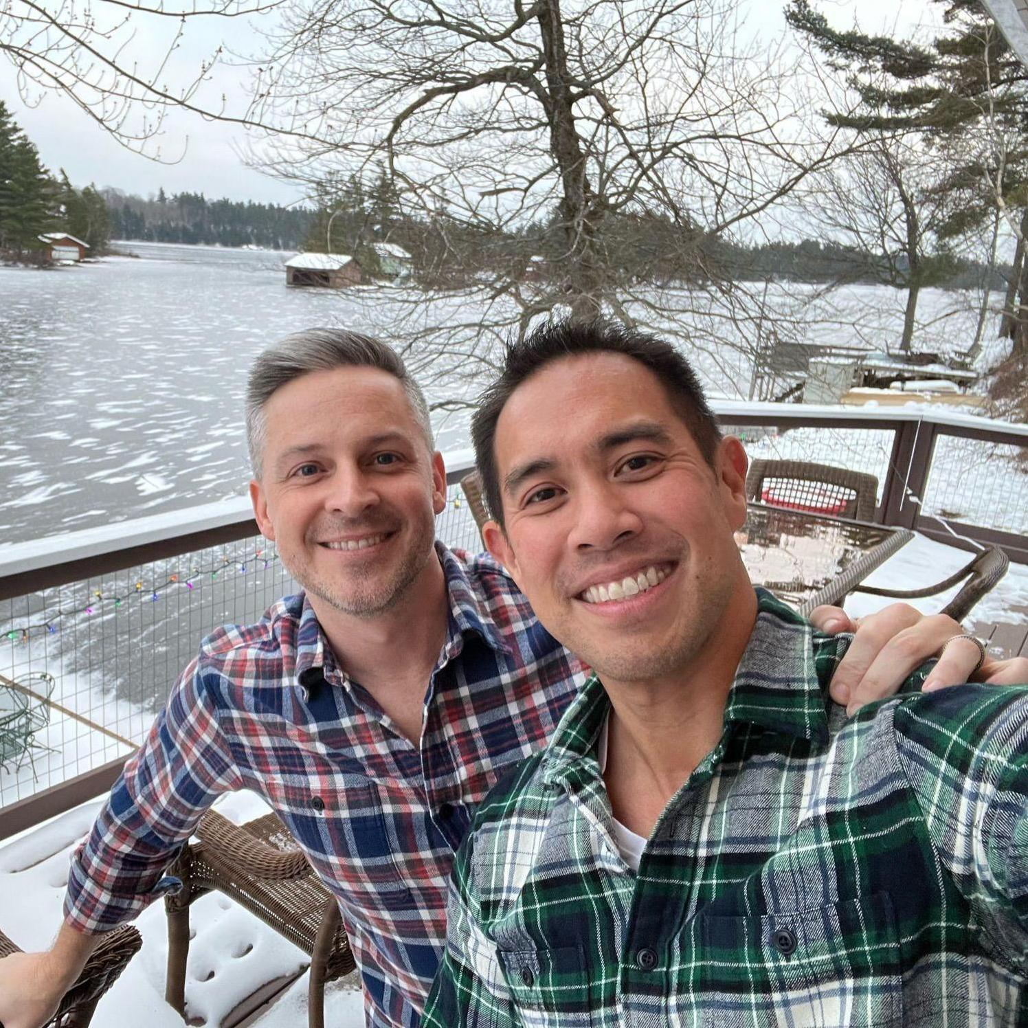 Christmas time at Trout Lake, NY.