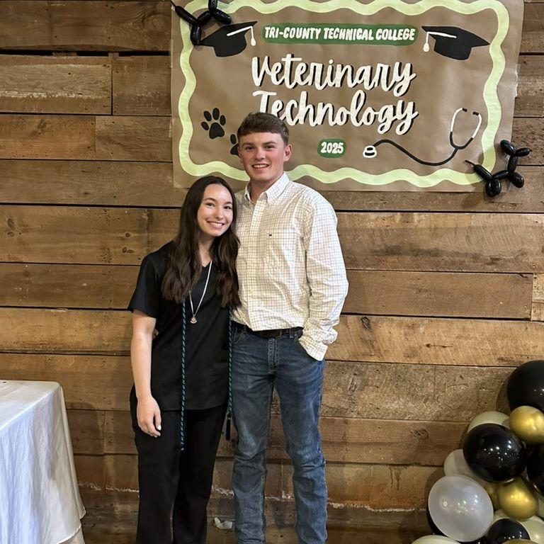 Pinning ceremony for Vet Tech school