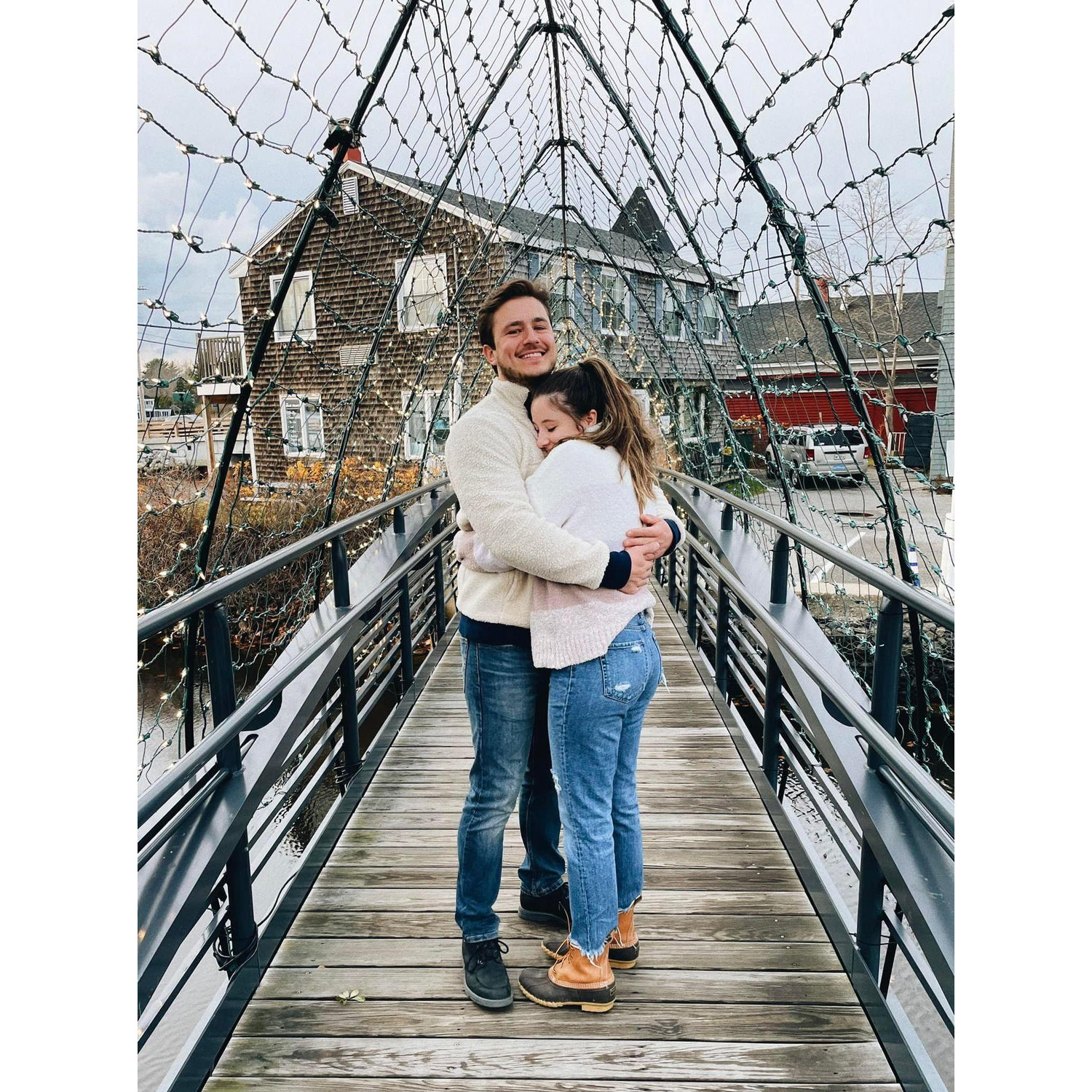 Our first Thanksgiving together in Maine!