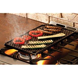 Lodge LDP3 Reversible Grill/Griddle, 9.5-inch x 16.75-inch