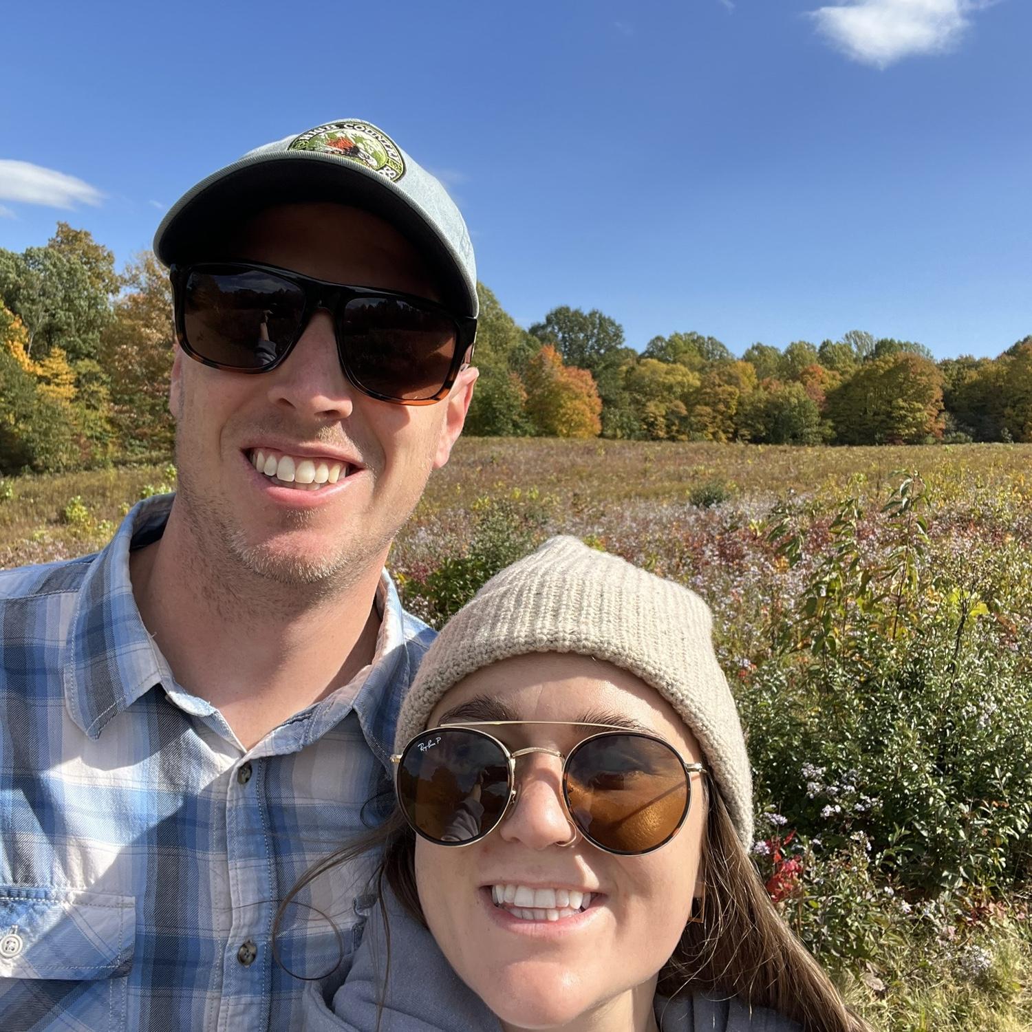 Enjoying the fall weather in 2022 at Cuyahoga Valley