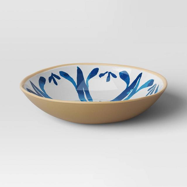 23.5oz Cereal Bowl Blue Print - Threshold™