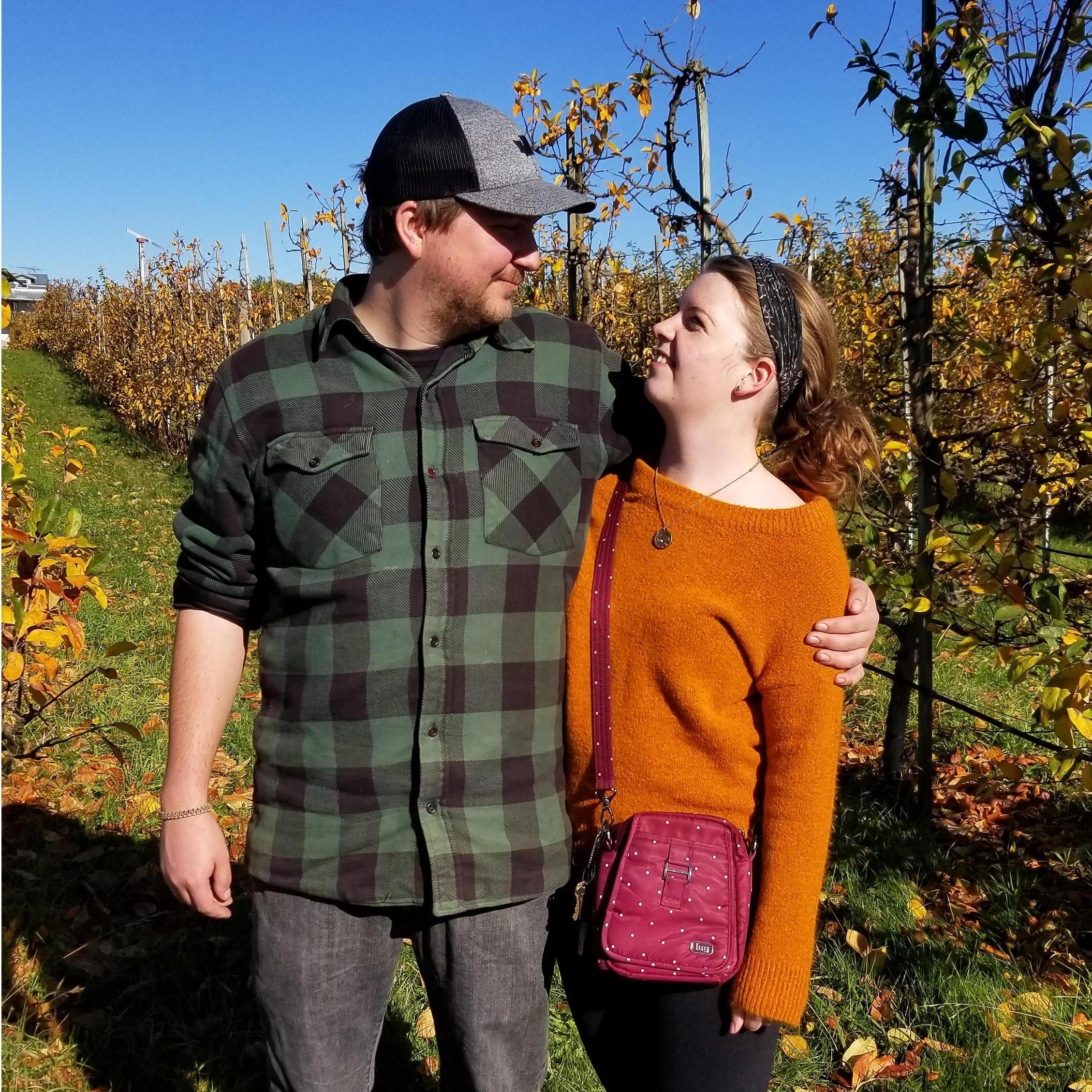 Apple picking at Bellewood Acres in Lynden, Washington, 2019