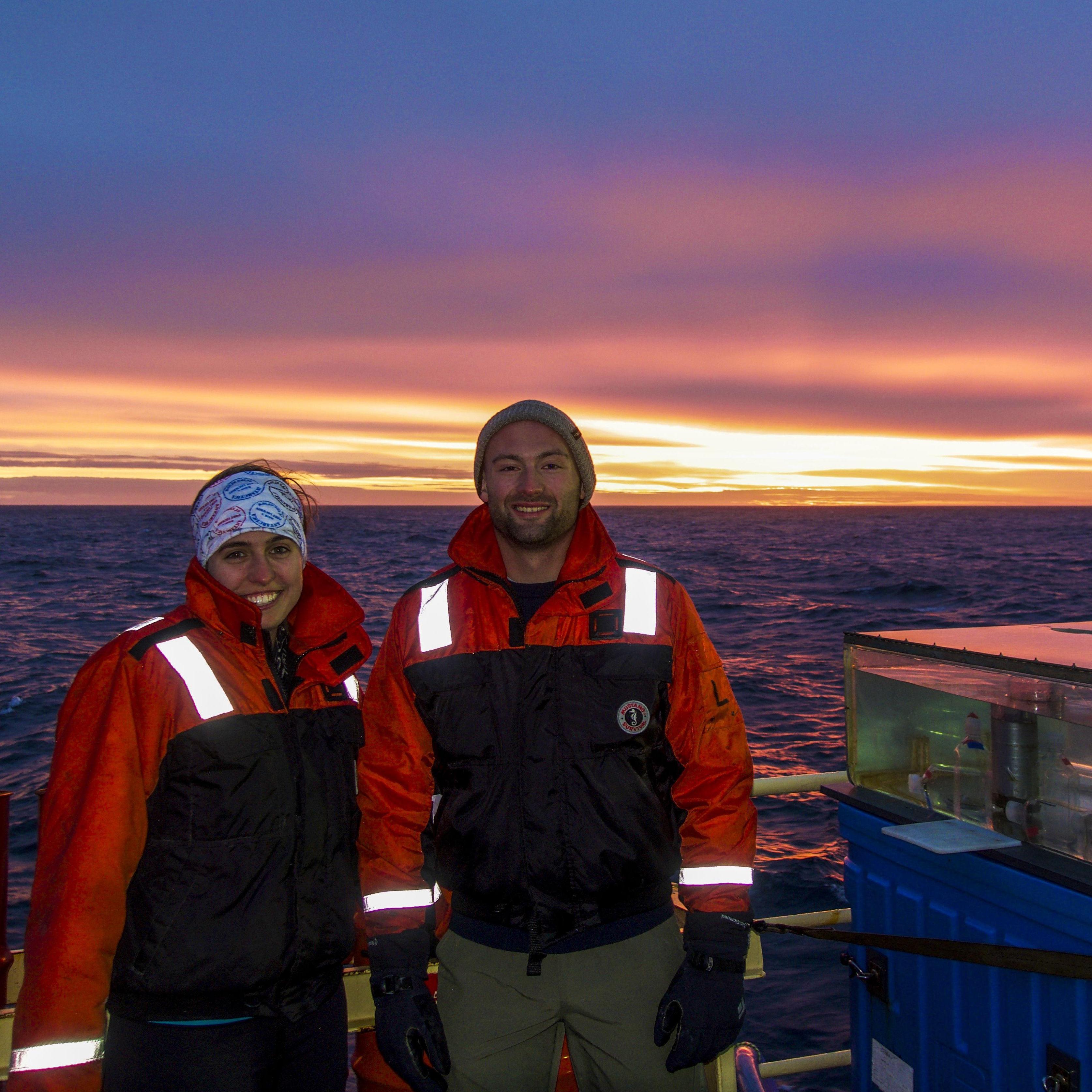 When Andrew knew. The R/V Gould, Jan. 2018