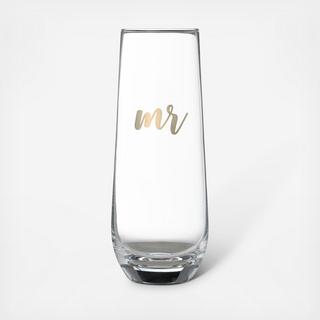 Stemless Champagne Glass