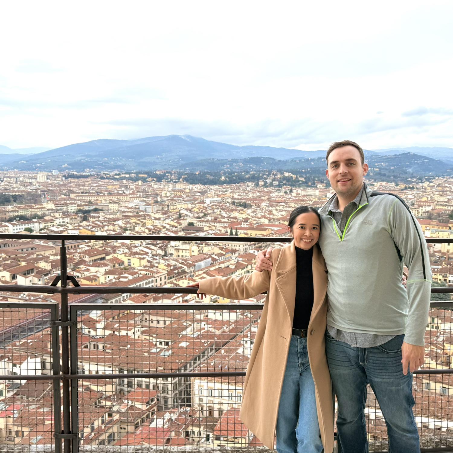 Our favorite moment together to date is climbing to the top of the Duomo in our favorite city, Florence!
