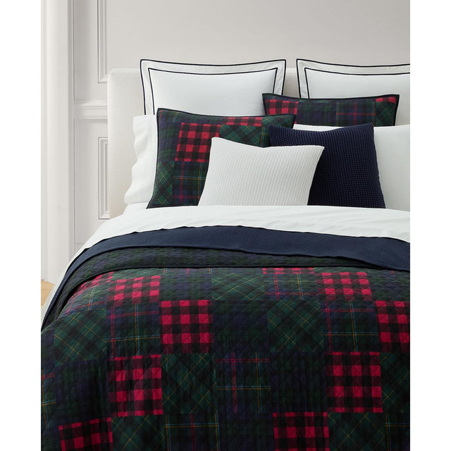 Lauren Ralph Lauren Hadley Soft Cotton Diamond-Stitch Quilt, King