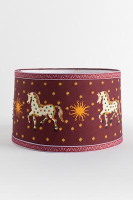 Printed Goods Horse 16" Drum Lamp Shade