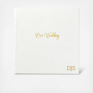 Leather Wedding Book - Personalized