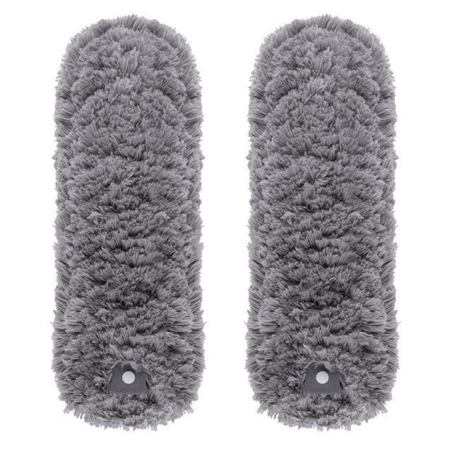 MR.SIGA Lint Free Microfiber Duster Refills, Washable Duster for Household Cleaning, 2 Pack