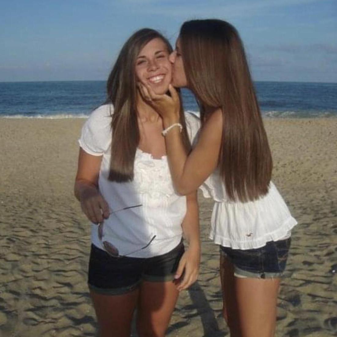 One of our first beach trips together