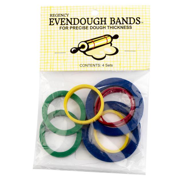 Rolling Pin Rings, 4 Pairs