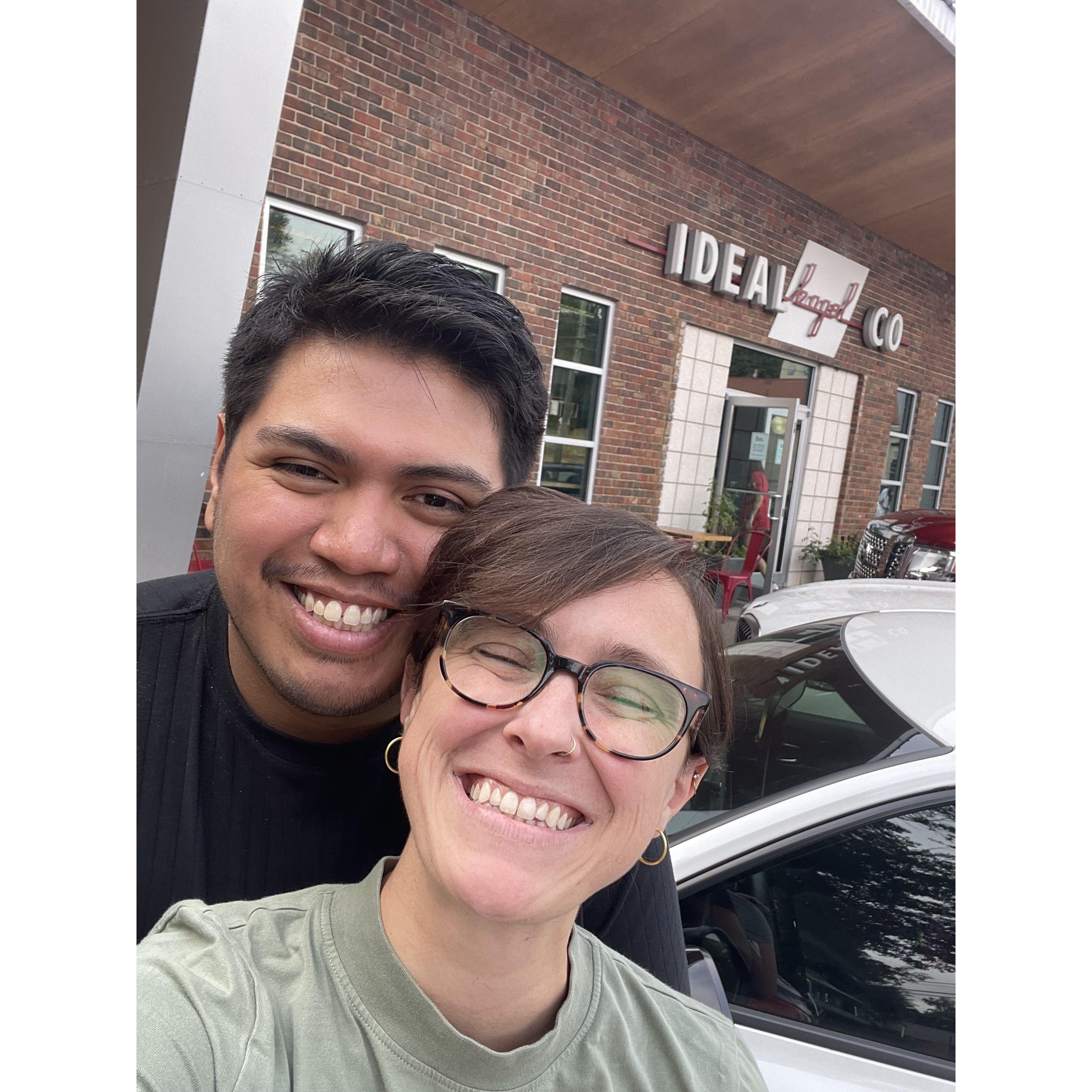 Our first "Sunday Fun Day" planning our future together