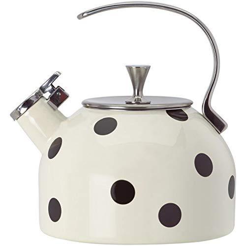 Kate Spade New York Deco Dot Black Tea Kettle