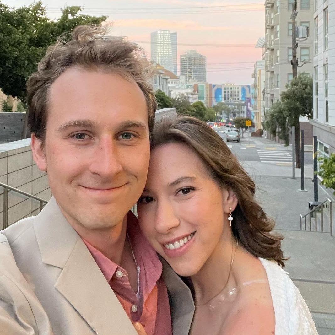 First dinner engaged! The sunset was stunning!