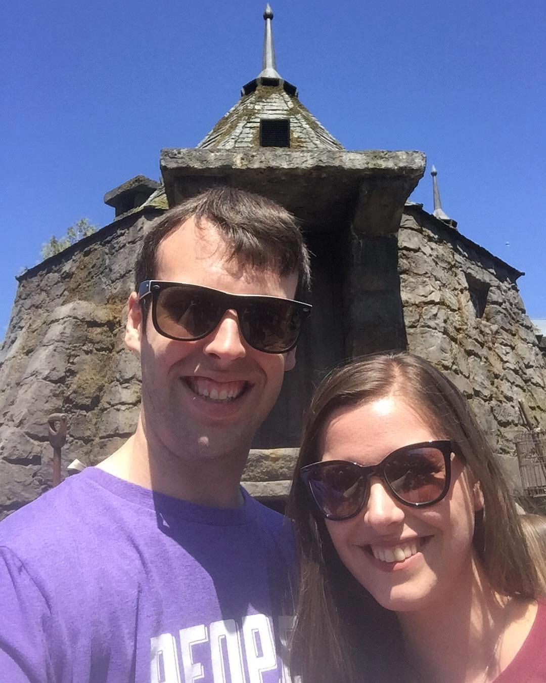 At Hagrid's hut!! Dreams do come true...