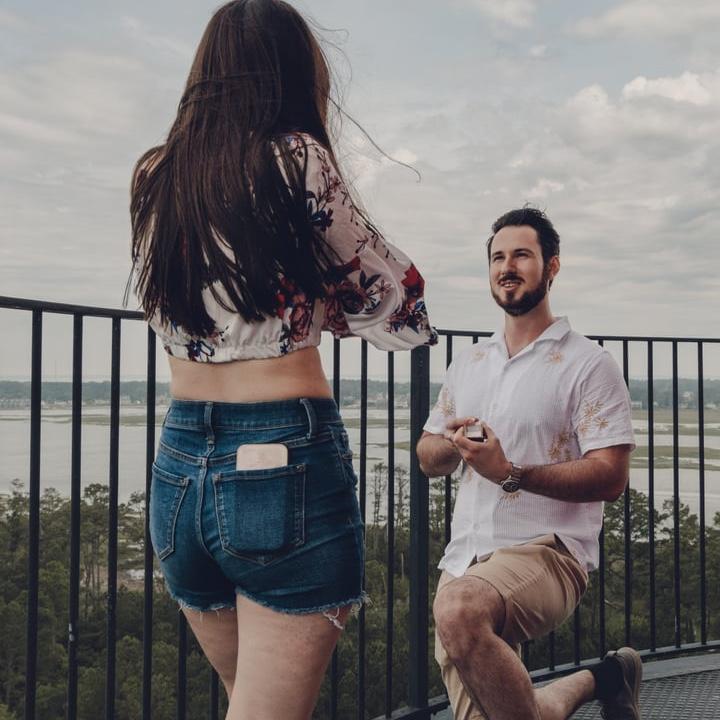 She said yes! David proposed on Chincoteague Island May 27, 2024