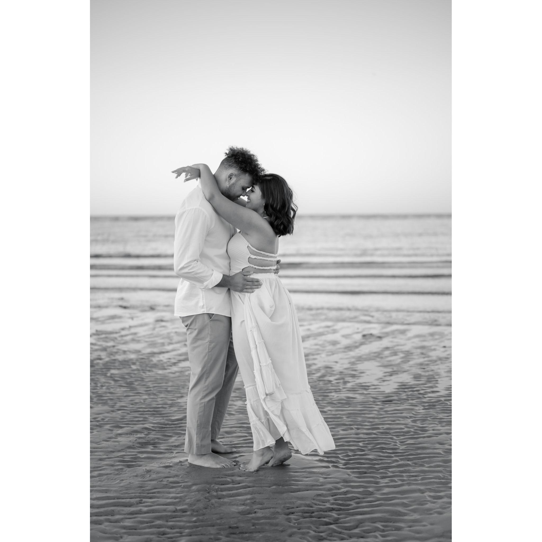 Our official engagement shoot by the water near Boston