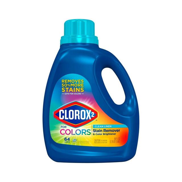 Clorox 2 for Colors - Stain Remover and Color Brightener - Clean Linen - 88oz