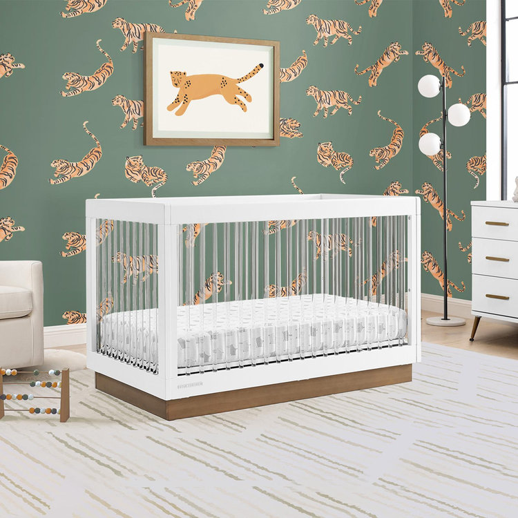 Delta Children, James Acrylic 4-in-1 Convertible Crib | Zola Baby
