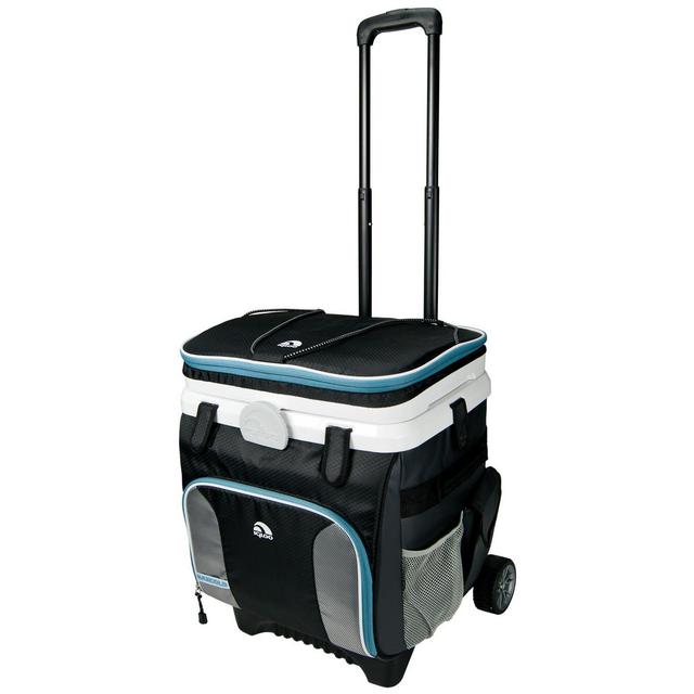 Igloo 58991 Cool Fusion 36-Can Roller MaxCold Coolers, Black