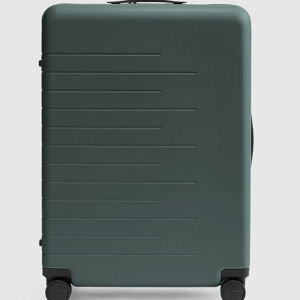 Large Check-In Suitcase - Dark Green