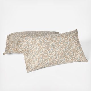 Organic Print Percale Pillowcase, Set of 2