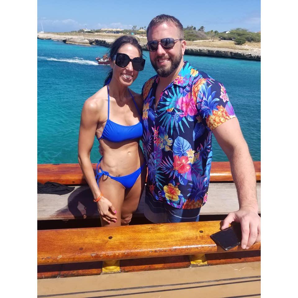 Aruba, our first out of the country trip together. It truly is the happiest Island out there!