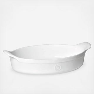 HR Collection Oval Gratin Dish