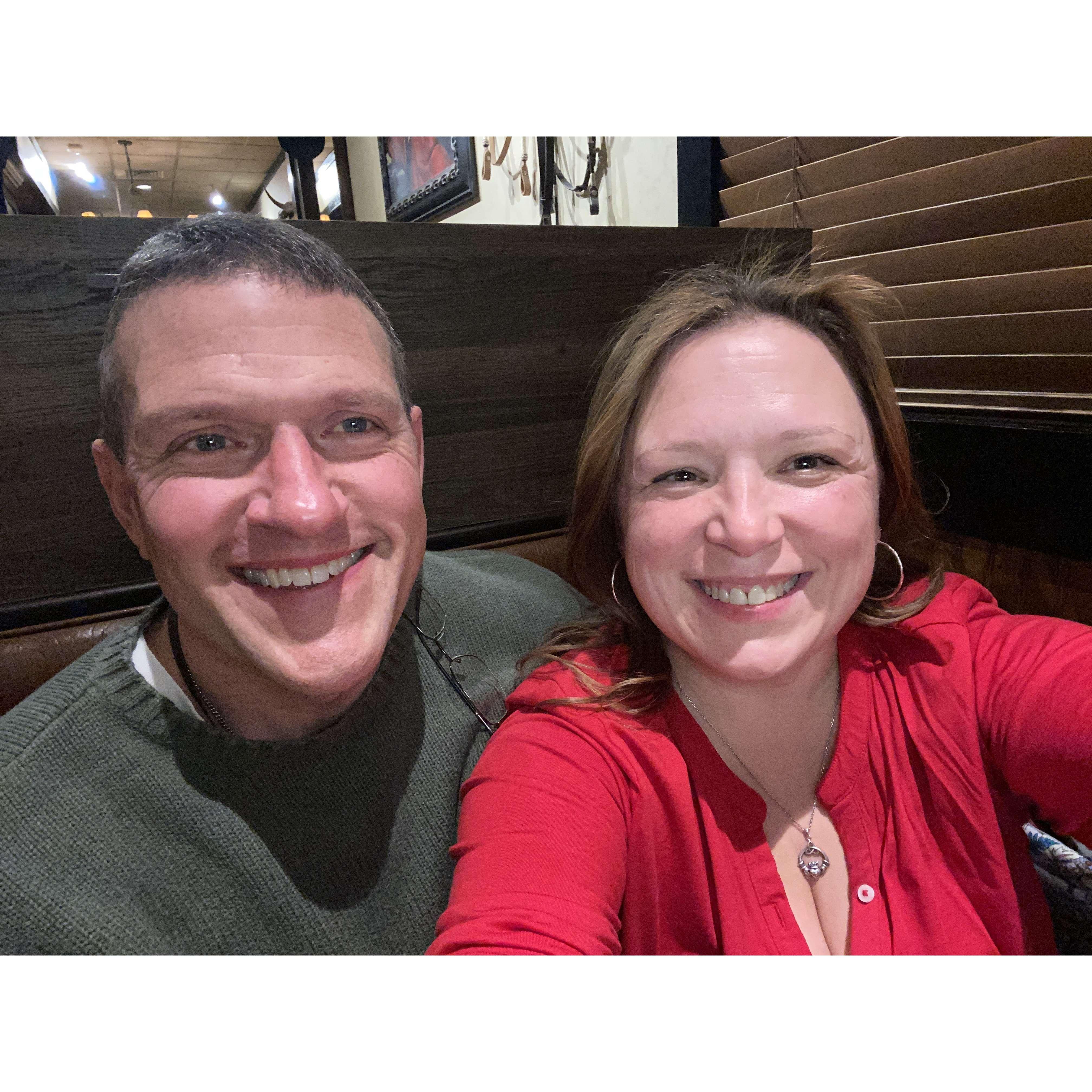 February 10, 2022- The night we got engaged!