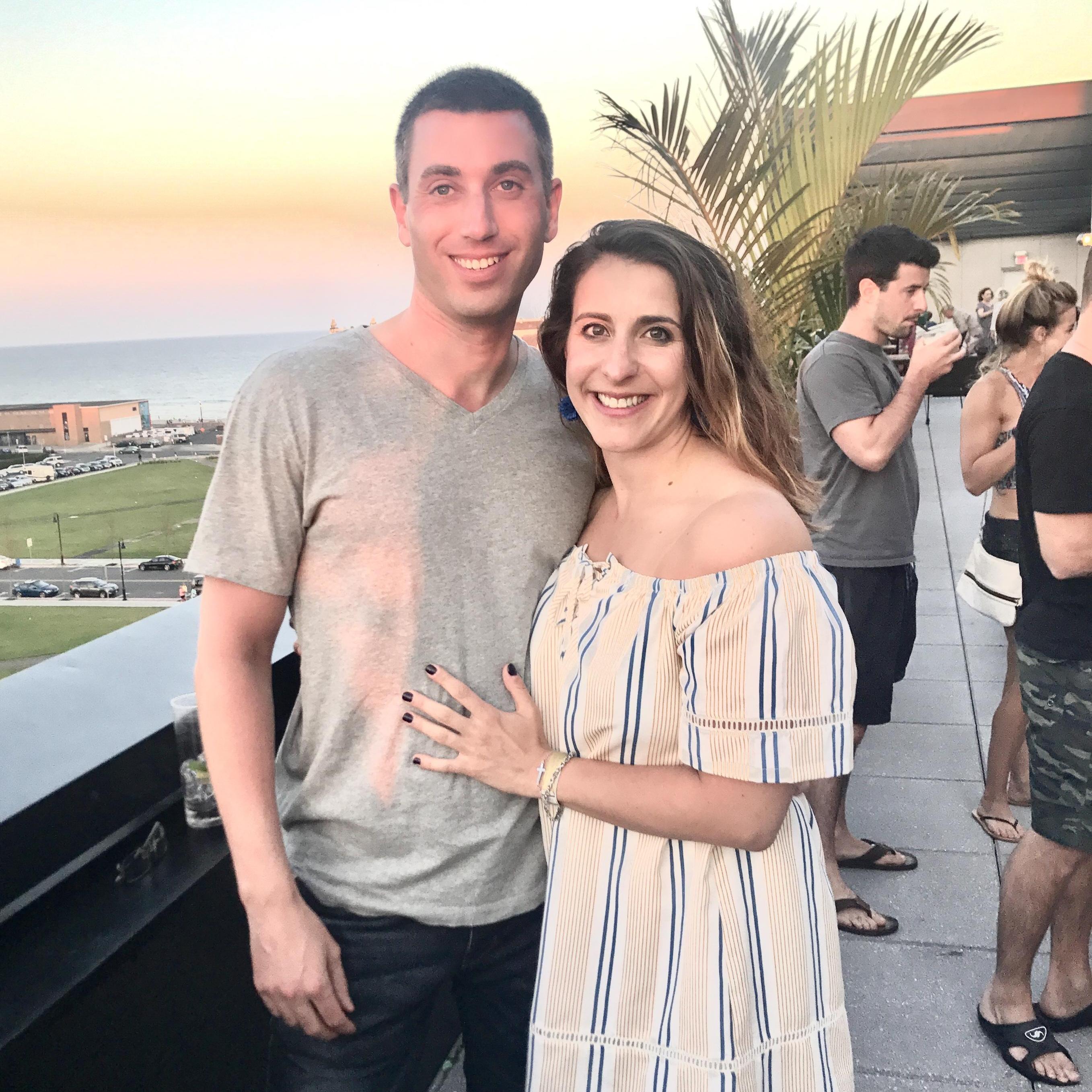 Pauls first trip to the Jersey Shore - Asbury Park. The Asbury rooftop.