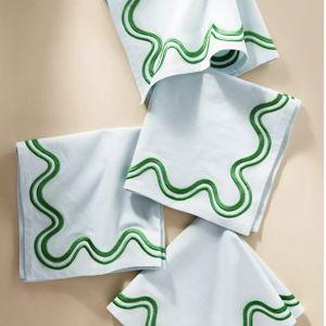 Madeline Embroidered Napkins, Set of 4