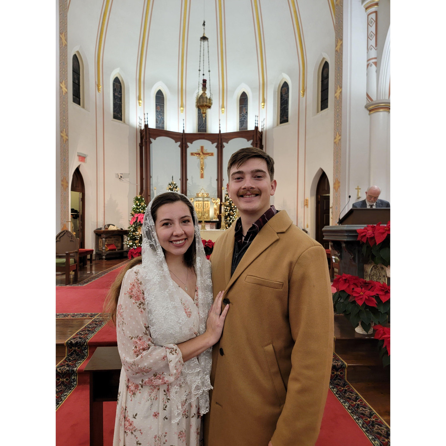 Our first Christmas married at our Parish.