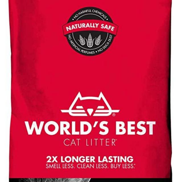 WORLD'S BEST CAT LITTER Multiple Cat Unscented, 32-Pounds