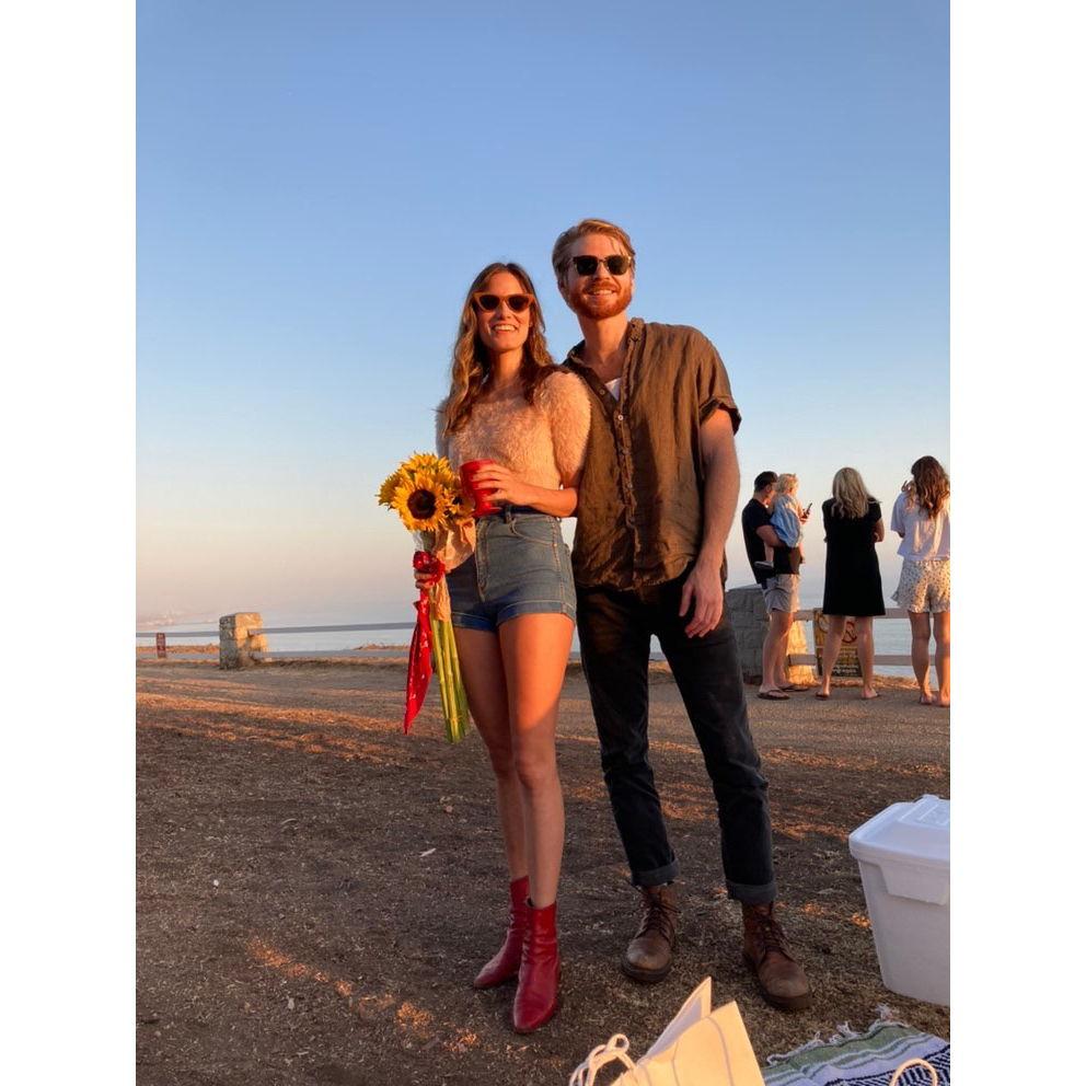 Ian surprised Erin for her 29th birthday with a picnic of friends | Pacific Palisades, CA | 08/14/2020