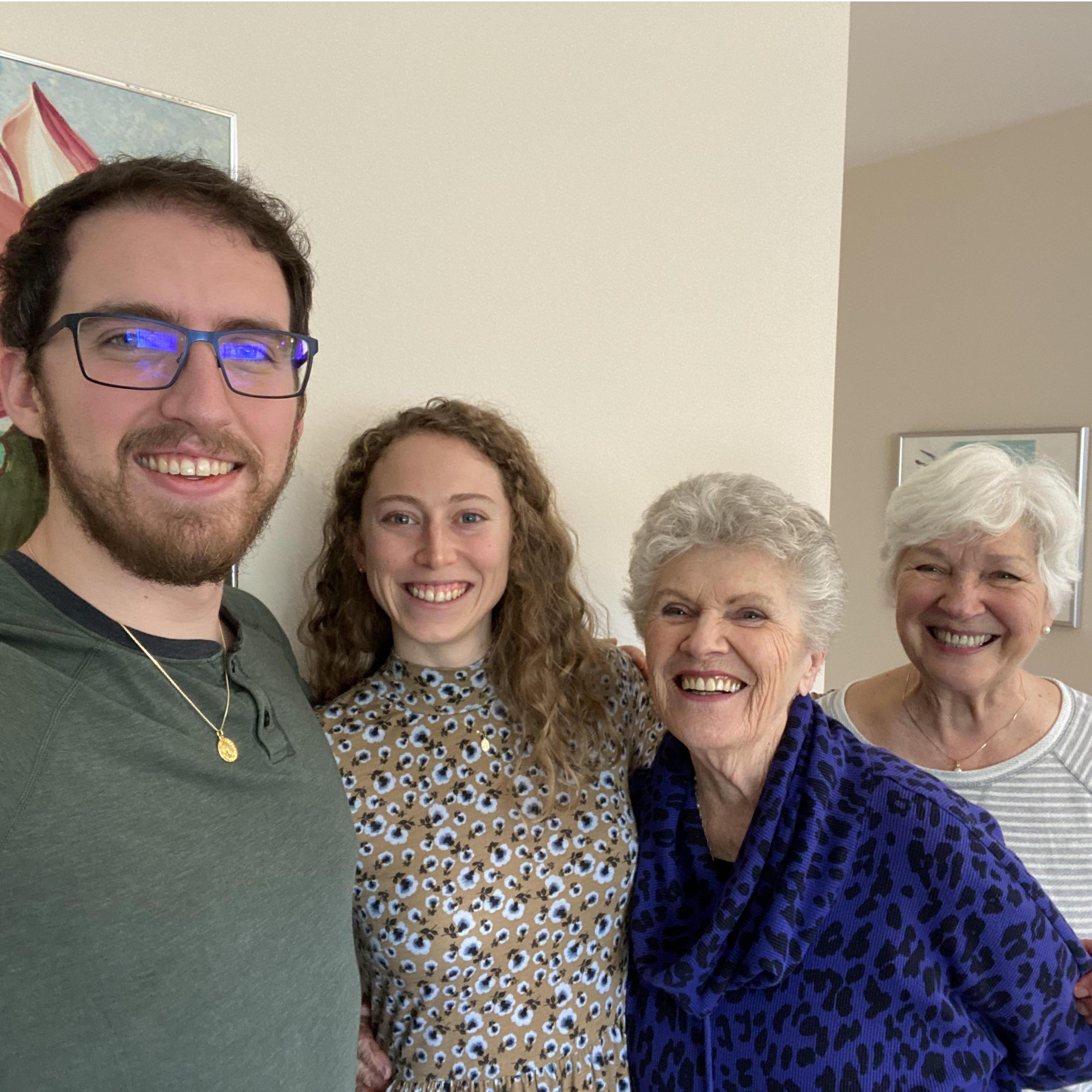 A visit to Luke's Grandma Simone and Aunt Judy in Anacortes, WA