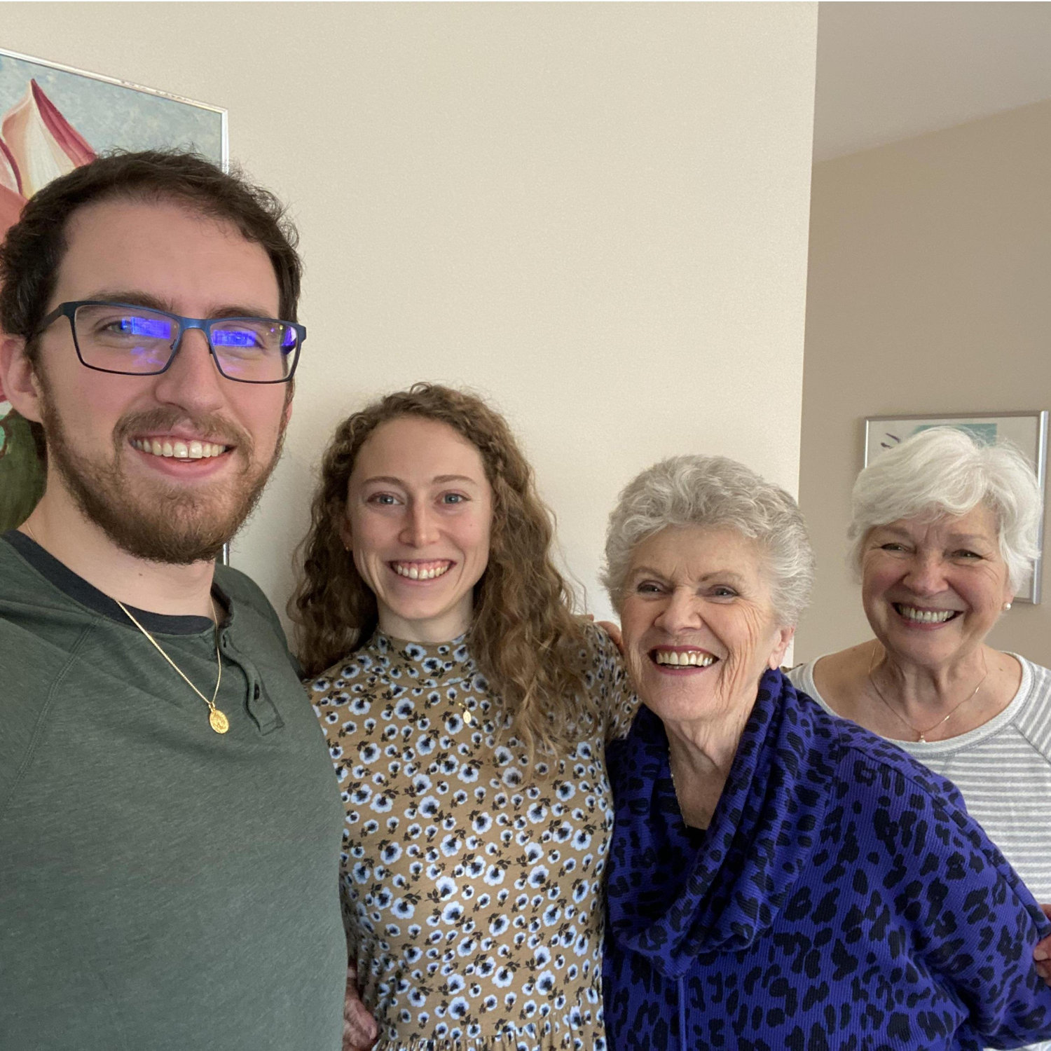 A visit to Luke's Grandma Simone and Aunt Judy in Anacortes, WA