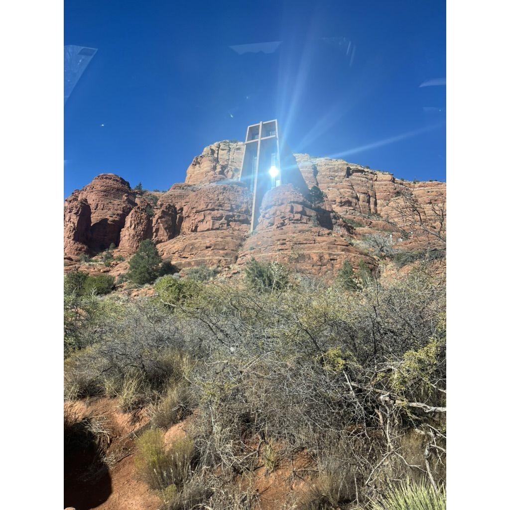 Holy Cross Chapel in Sedona, Arizona, on a spontaneous day trip to Sedona!