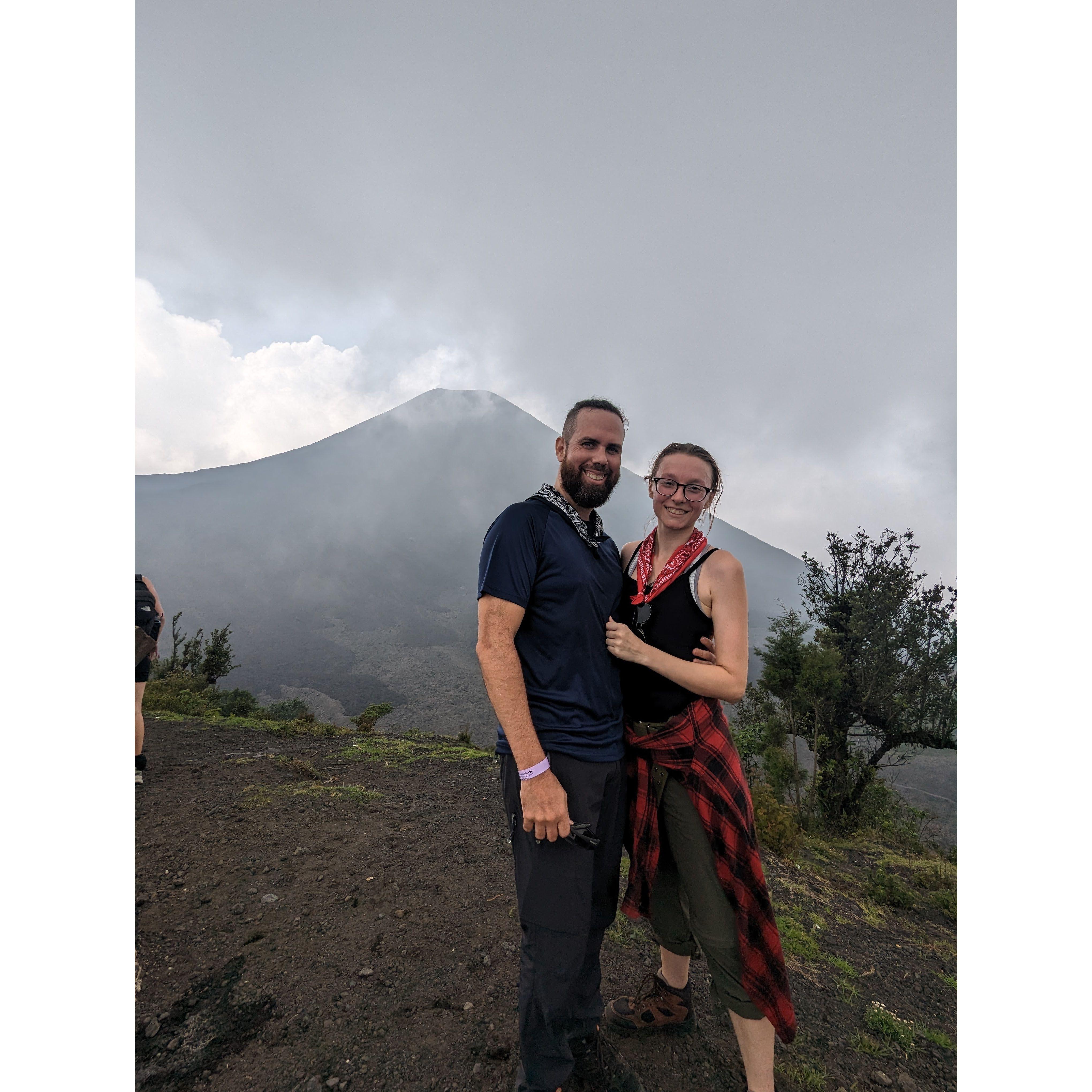 This photo was taken half way through the hardest hike of the whole trip. We both barley made it and the horsemen offering to Taxi us to this point were might tempting but we made it. Barley.