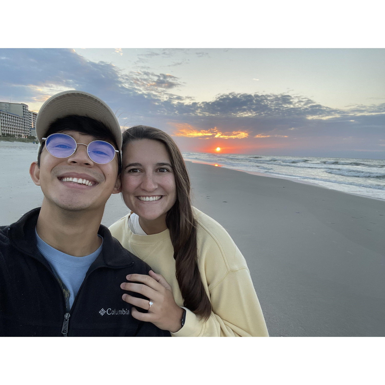 A chilly sunrise pic in Myrtle Beach