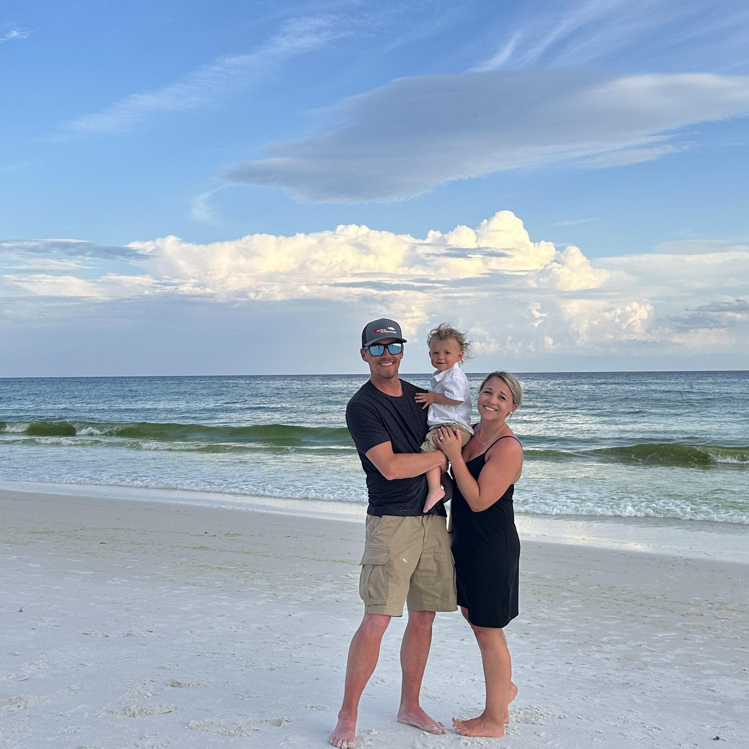 Bennett's 1st beach trip!