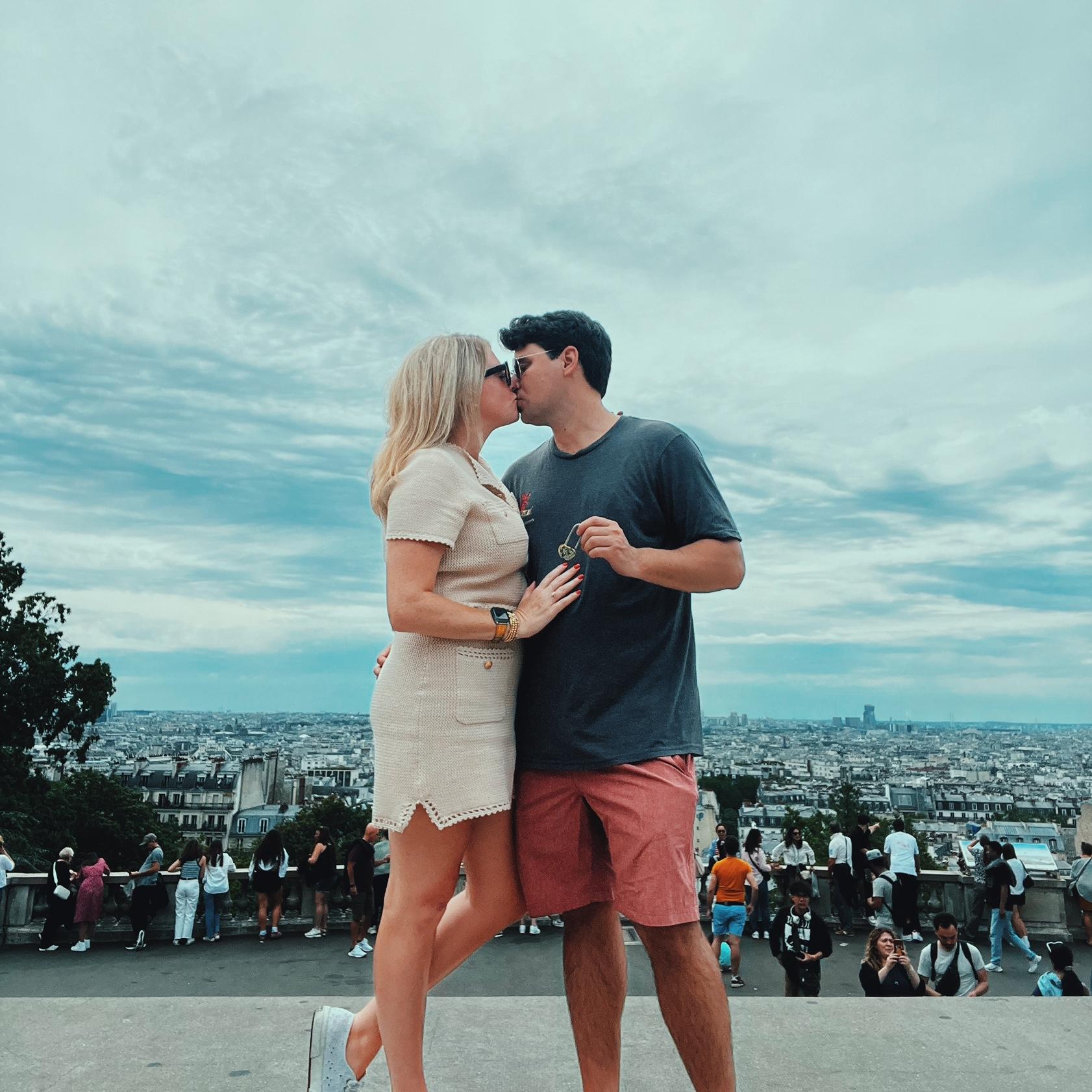 July 15th, 2024. The day after we got engaged. We bought a love lock to commemorate the moment.