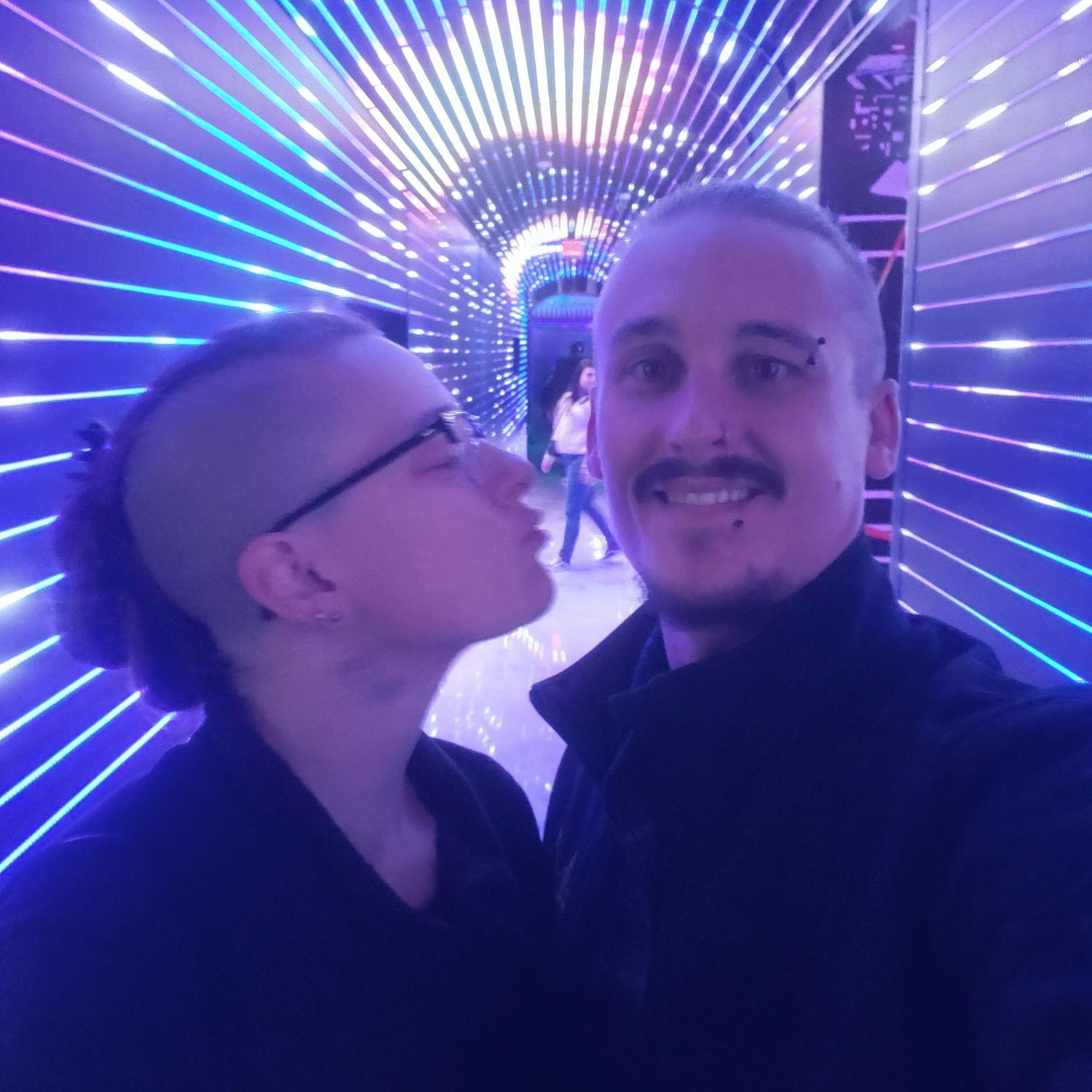 At Meow Wolf in Las Vegas.