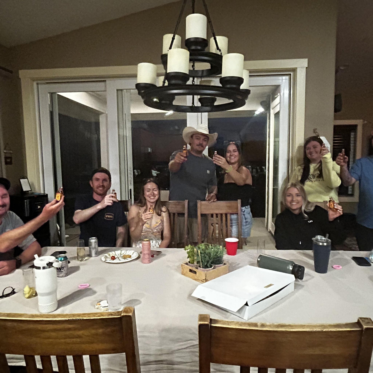 Our engagement celebration at Lake Nacimiento!