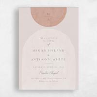 Pink Wedding Invitation - Madrid Portrait