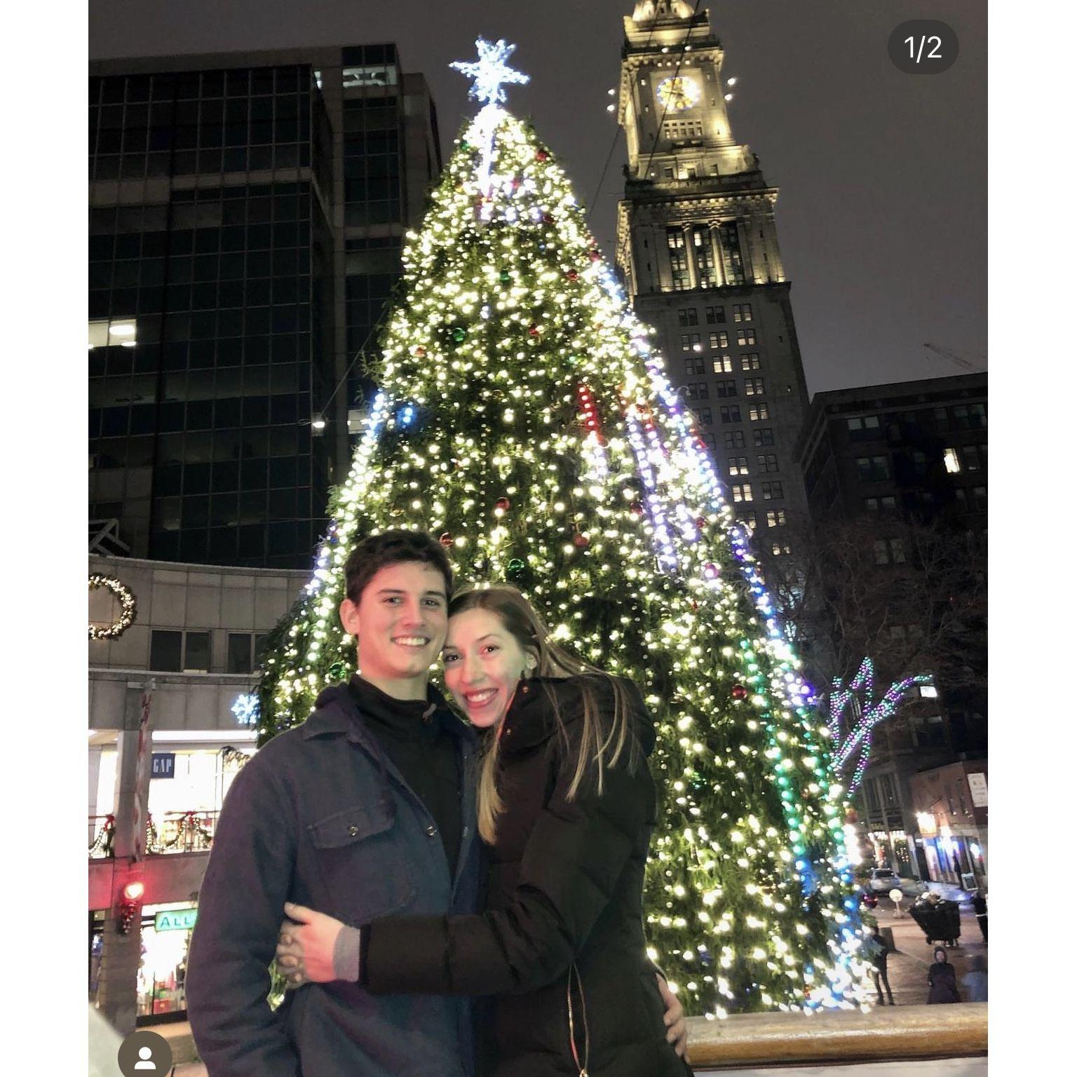 Christmas in Boston, our favorite time of the year!