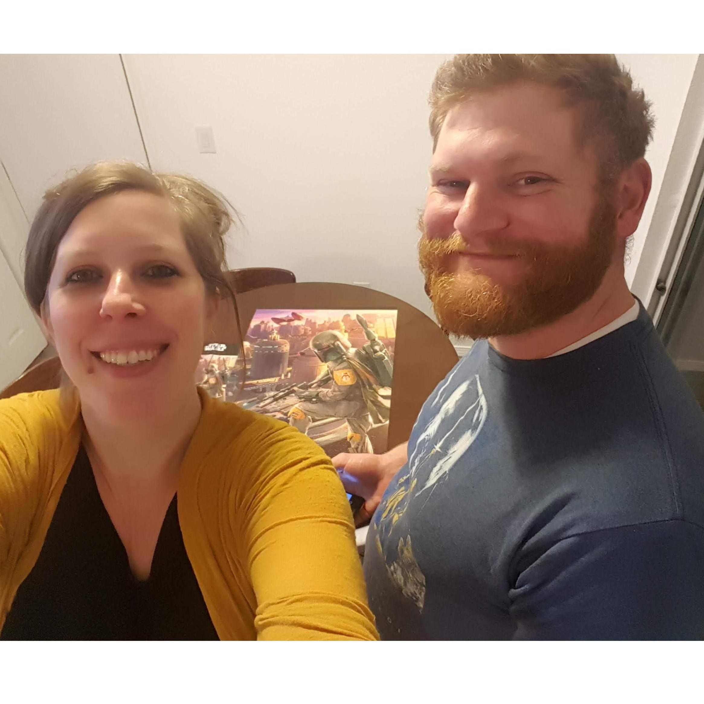 Our first Star Wars puzzle complete!